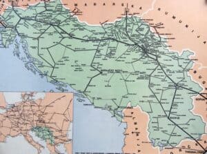 Jugoslavia map