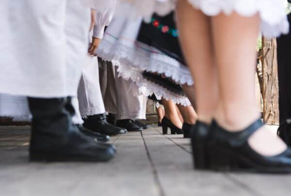 Traditional young romanians