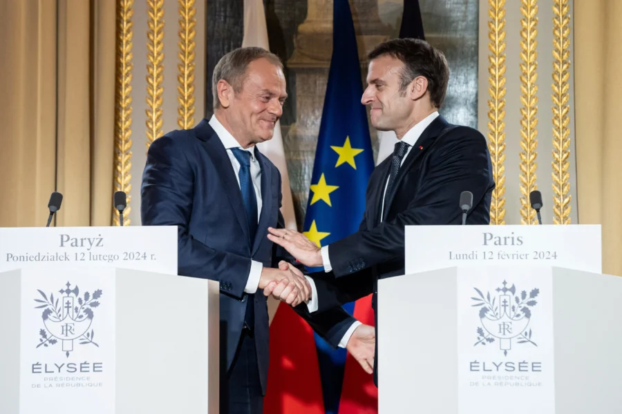 Macron and Tusk