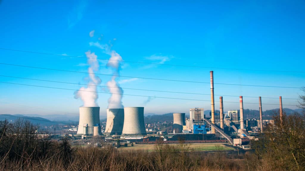 Tuzla,Thermal,Power,Plant,Is,A,Coal-fired,Thermal,Power,Plant